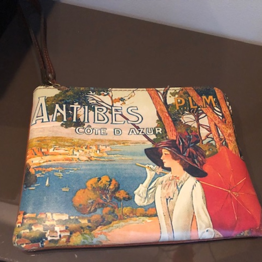 Patricia Nash/Wristlet "Antibes, Côte d'Azur"-NWOT